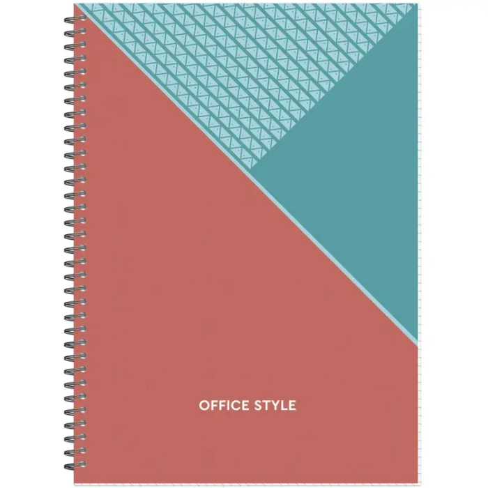 Бизнес-тетрадь А4,96л,обл.карт,греб,кл,Attache Economy,Office Style,бежевая