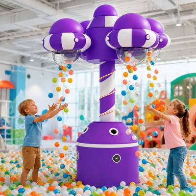 Шаропад для игровой комнаты «Пурпурный Вихрь», 2,2×2,2×2,6 м