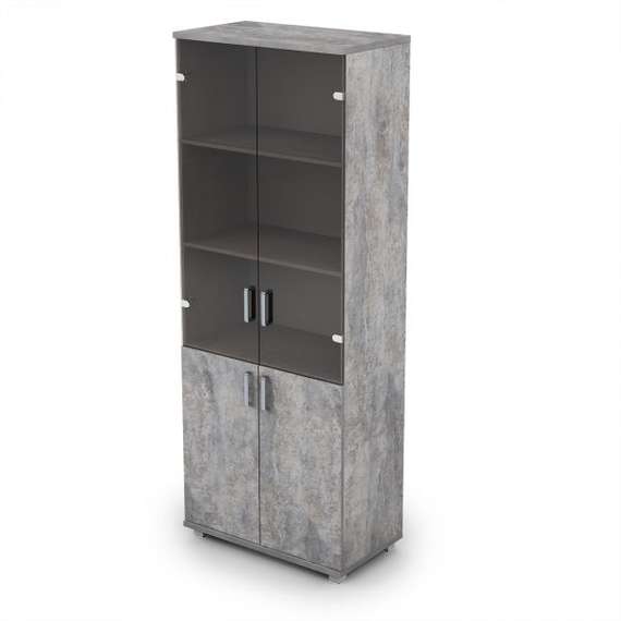 6Ш.005.3 Шкаф для документов высокий со стеклом (800*450*2116)