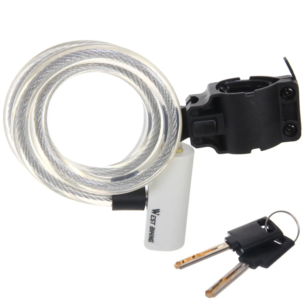 Замок велосипедный тросовый West biking, YP0705102