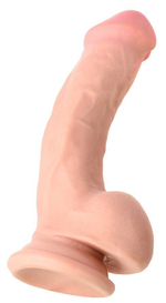 Телесный вибратор-реалистик Harvey - 20 см. (Цвет: телесный)