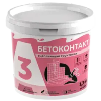 A3  БЕТОКОНТАКТ сцепляющая грунтовка  1,3кг (ИжСинтез)