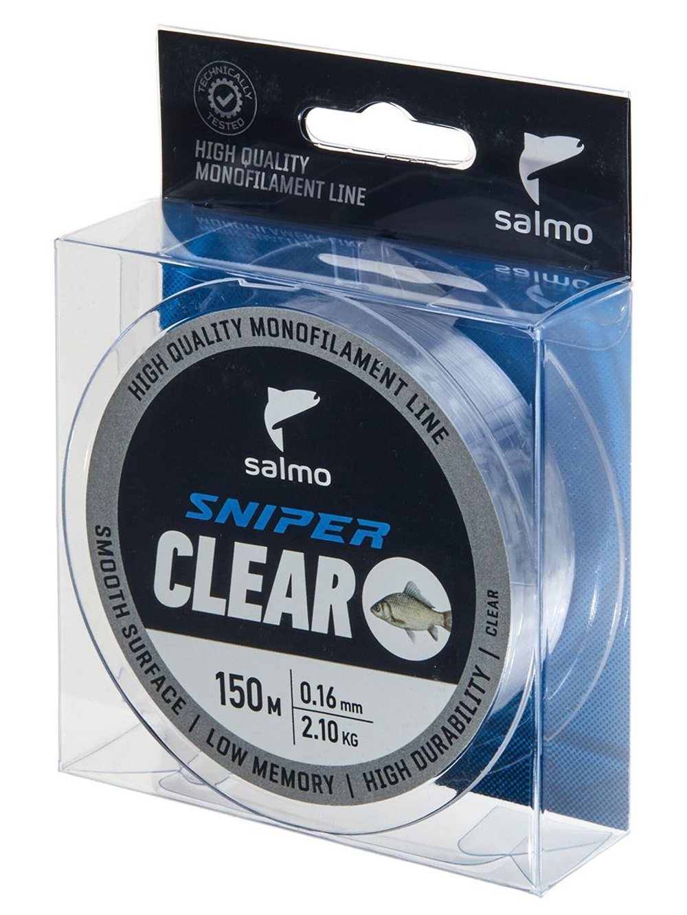 Монофильная леска для рыбалки Salmo Sniper Clear 150/018
