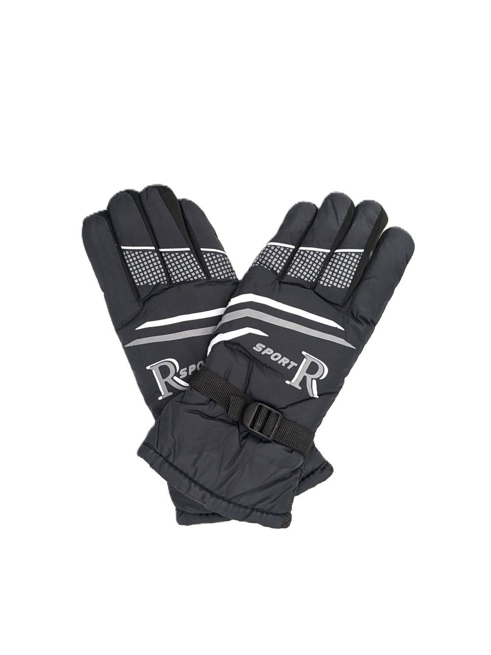 Зимние перчатки утепленные черные (201589065-1)