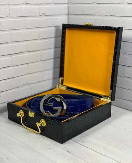 Ремень Gucci из кожи крокодила