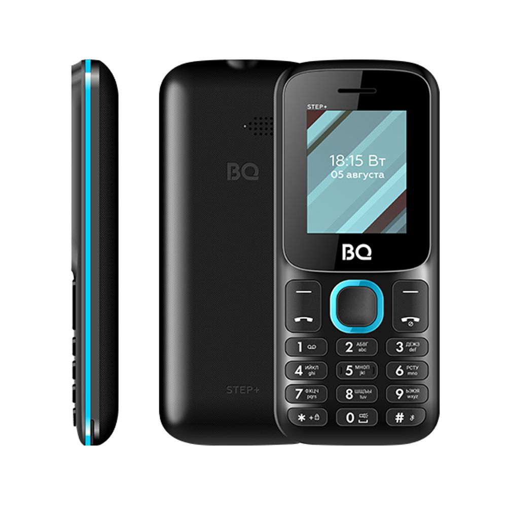GSM Телефон BQ 1848 STEP+BLACK+BLUE (2sim)