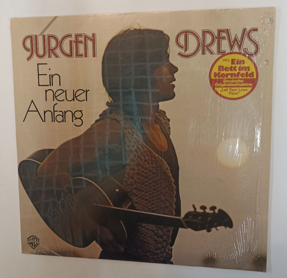 Винтажная виниловая пластинка LP Jurgen Drews Ein Neuer Anfang (Germany 1976)