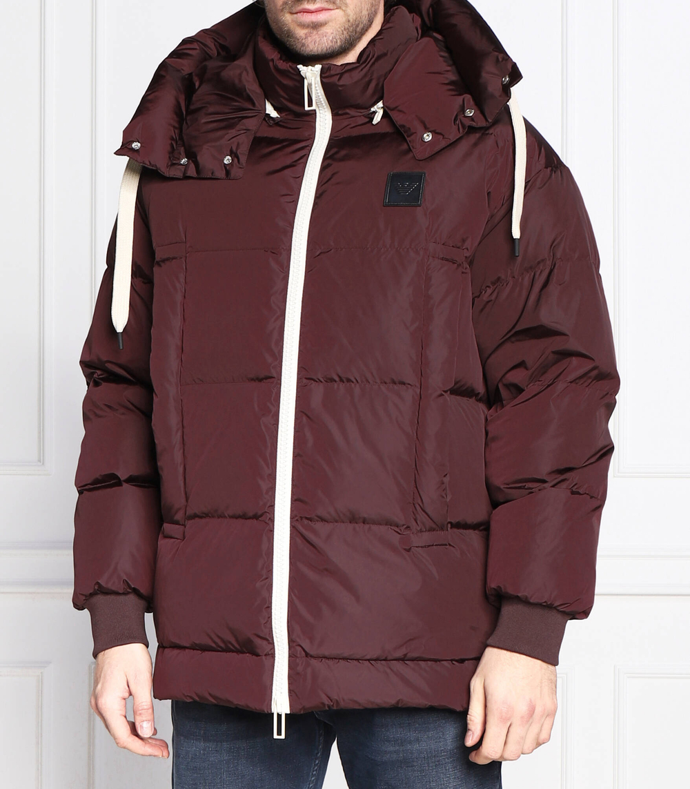 пуховая куртка Emporio Armani - бордовый(6L1BU4 1NQTZ)