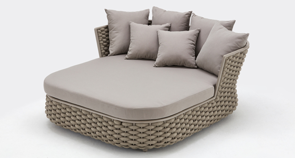 Лаунж-диван плетеный Tagliamento Leon