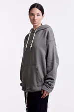 Худи Гербарий Гречиха Light со шнурком в поясе хаки