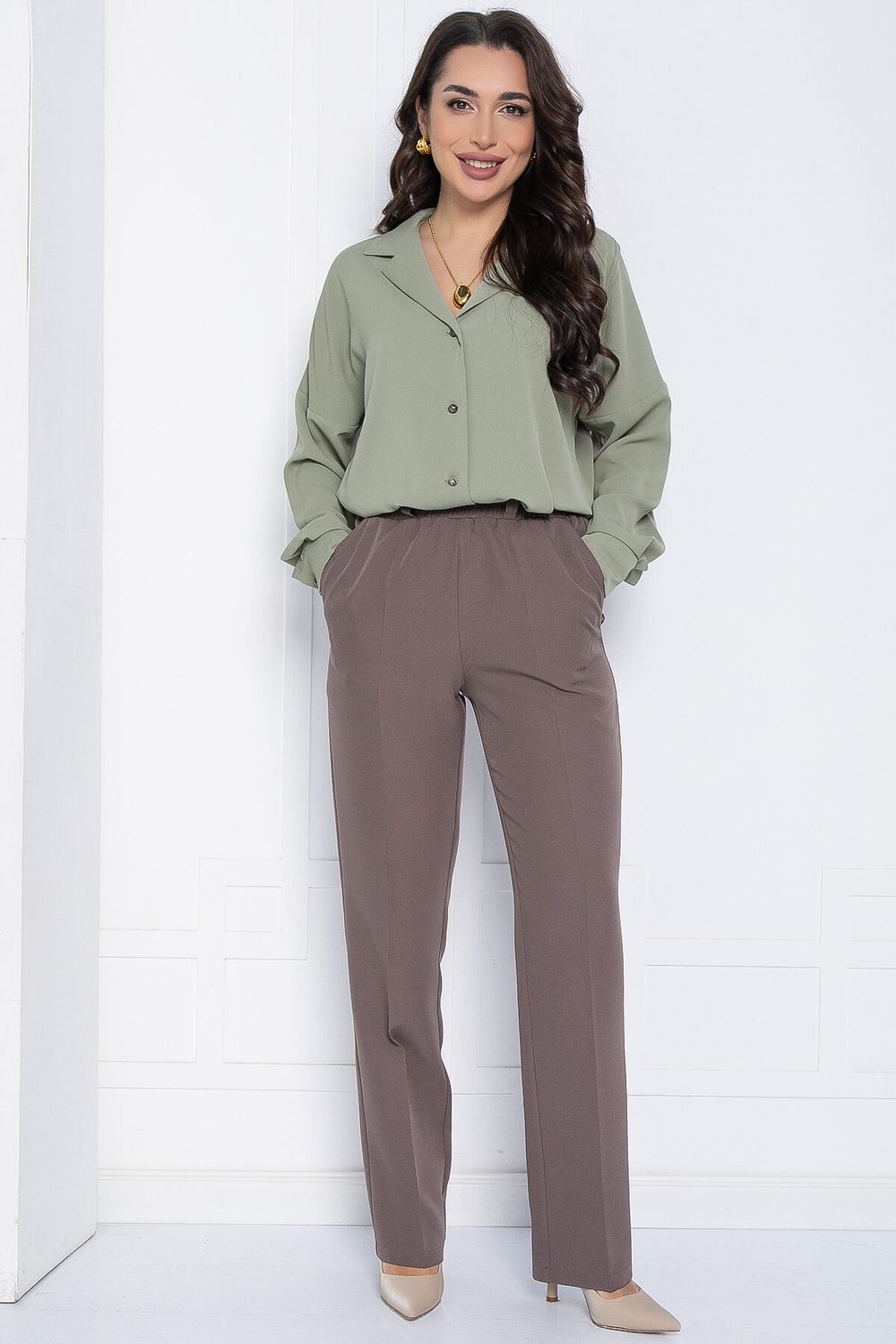 Рубашка Толедо (олива) Б12581-30 LT Collection