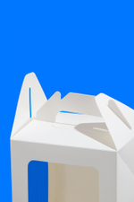 Упаковка с ложементом ForGenika JUMPL с окном белый 180*180*230 мм ST (25 шт./уп., 100 шт./кор.)