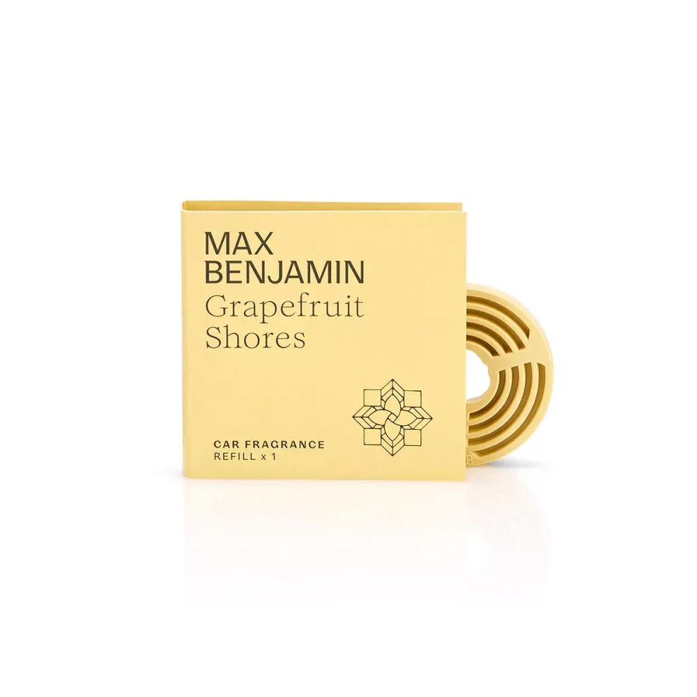 Max Benjamin - Заправка для автомобильного освежителя воздуха Grapefruit Shores / артикул   RB-CFR09  / GTIN 5391533718063