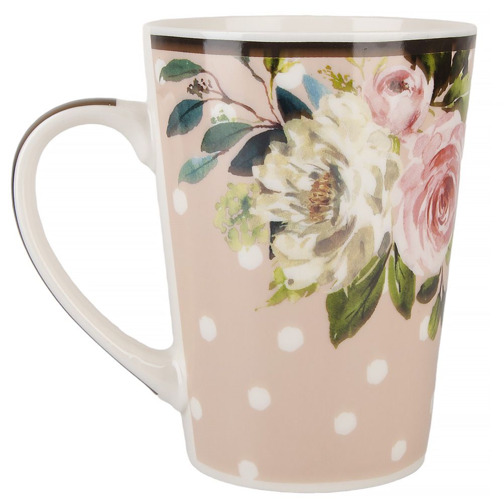 Кружка "Floristry" v=520 мл (min12) (транспортная упаковка)