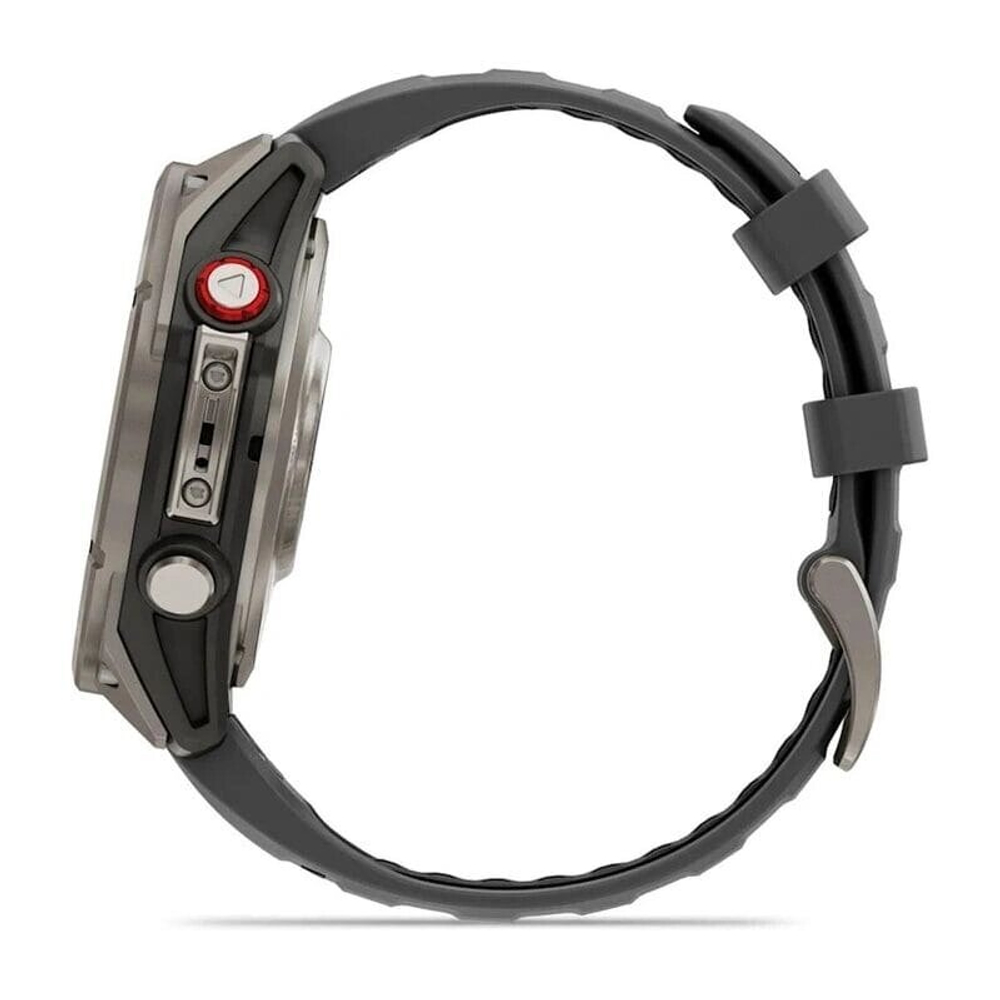 Умные часы Garmin Fenix 8 Pro 47mm, Amoled/Sapphire, Titanium wiht Graphite/Black Silicone Black (010-03198-11)