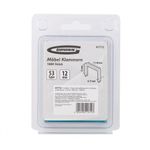 41712 Скобы, 12 мм, для мебельного степлера, усиленные, тип 53, 1000 шт. Gross