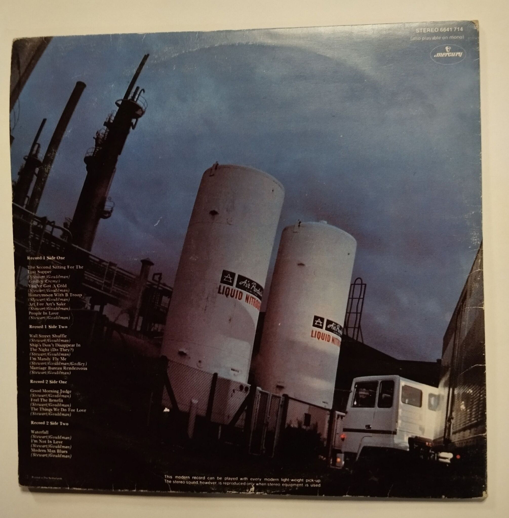 Винтажная виниловая пластинка LP 10cc Live And Let Live (Holland 1977)