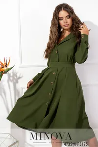 Платье 3175-хаки Minova