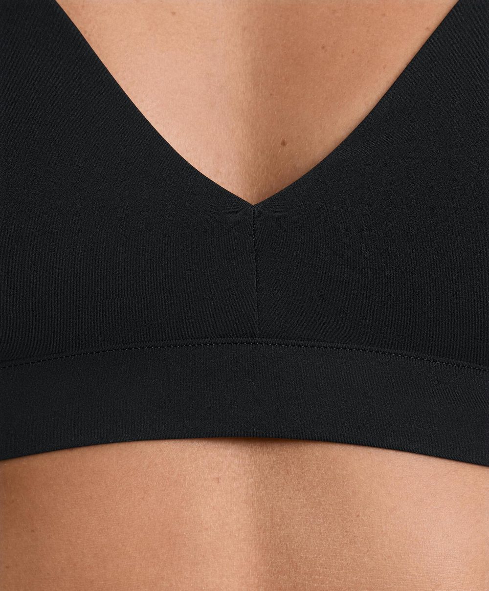 OYSHO Топ бикини халтер с моделирующим эффектом, черный