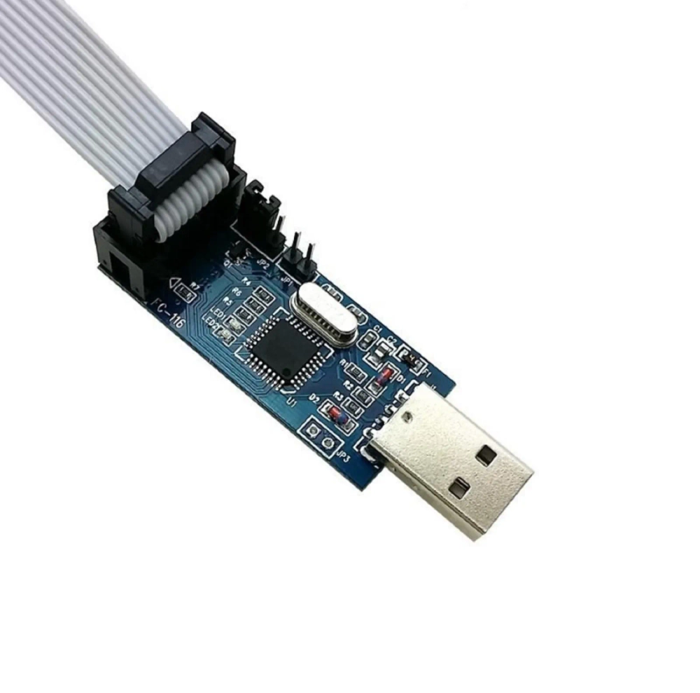 Программатор USBASP ISP для ATMEGA, ATTINY + 10 pin кабель