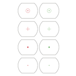 Прицел коллиматорный Veber 1*22*33 RG Weaver