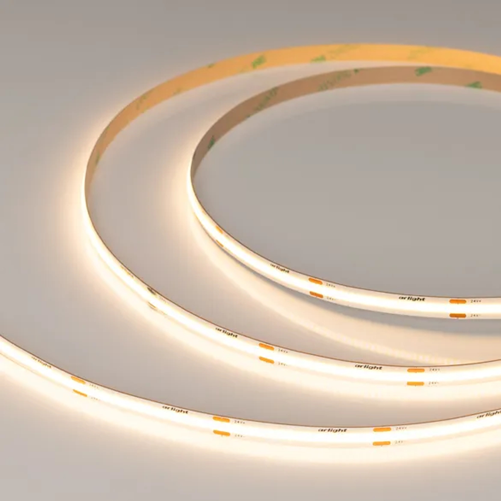 Светодиодная лента COB-X480-8mm 24V Warm2700 (8 W/m, IP20, CSP, 5m) (Arlight, -) 039060