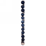 Новогодние шары 3 см (набор 12 шт) «Микс фактур», сапфир