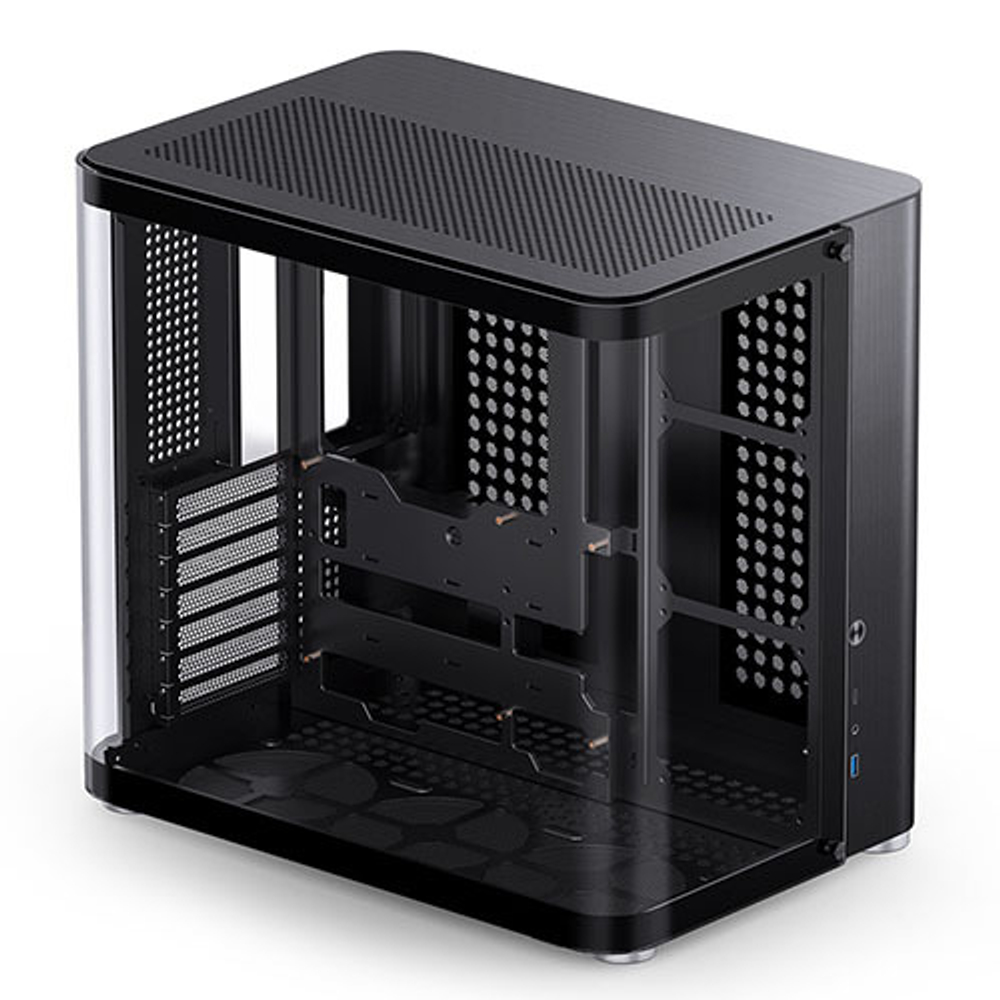Корпус JONSBO TK-2, mini-ITX, micro-ATX, ATX, черный (без БП)