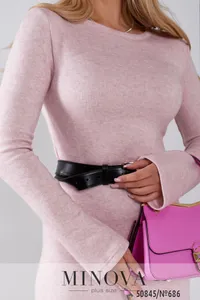 Платье 686-пудра Minova