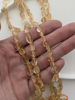 Цитрин галтовка 6-8мм