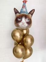 "Сердитый котик" (набор из 7 шаров) №2134