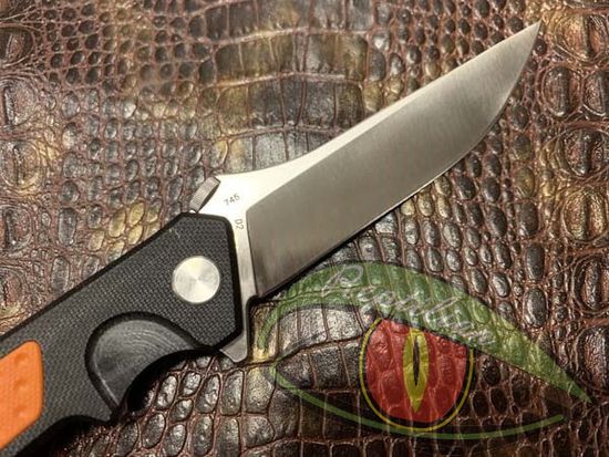 Складной нож Reptilian ВИСТ-02 c клинком из стали D2, рукоять G10