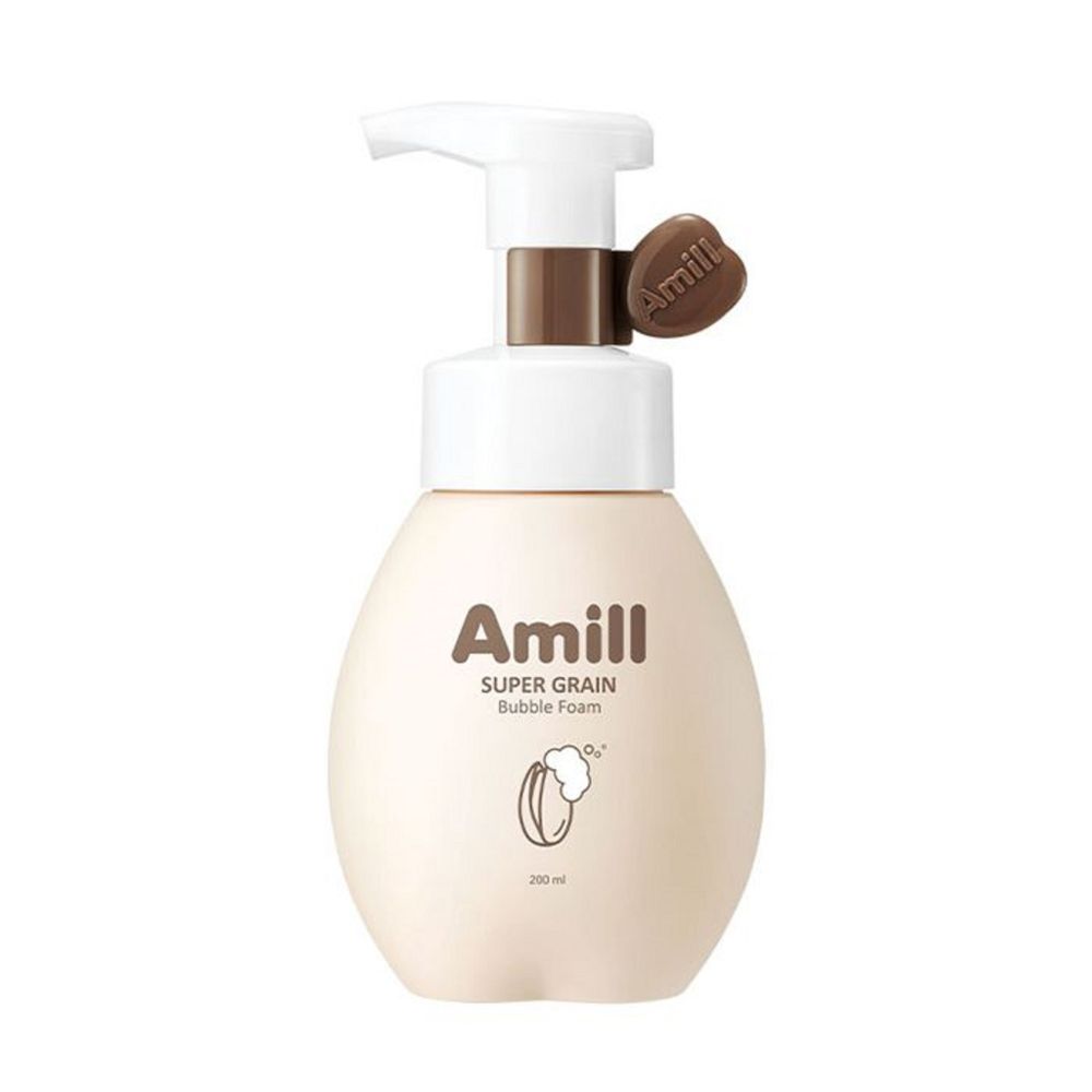 Amill Super Grain Bubble Foam пузырьковая пенка для умывания с зерновыми экстрактами