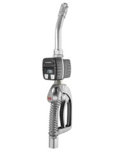 Высокопроизводительный пистолет для раздачи масла с цифровым счетчиком, жесткий наконечник 30°, 3/4"