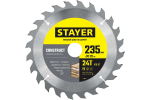 Пильный диск по дереву STAYER Construct 235x30/20 мм, 24Т, технический рез 3683-235-30-24_z01