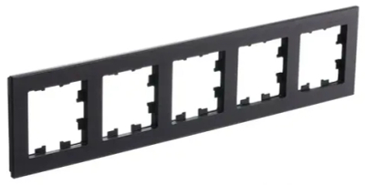 ATLASDESIGN NATURE 5-постовая РАМКА, МЕТАЛЛ ОНИКС