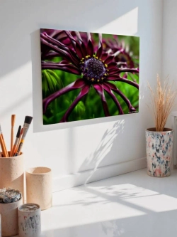 Картина на стену 40 X 50 Бордовый цветок