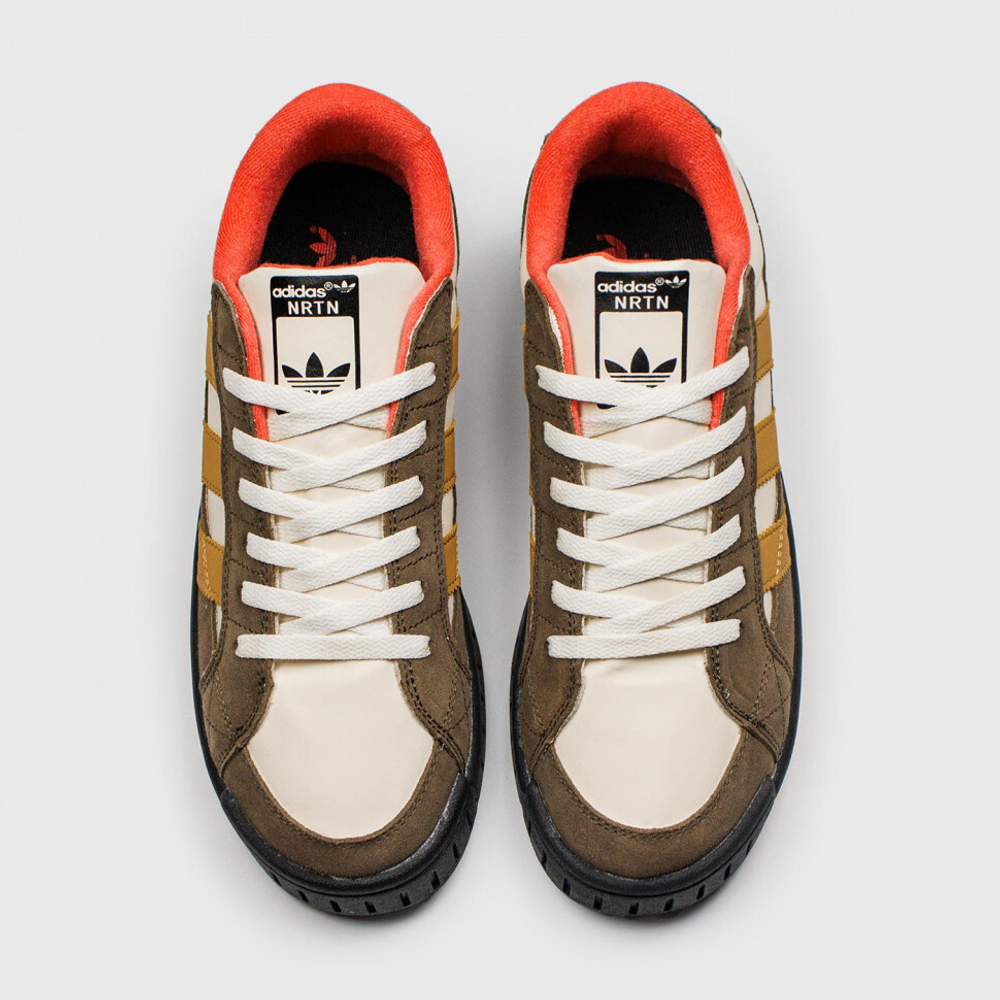 кроссовки Adidas NRTN Brown Beige Stripes