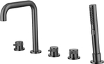 Смеситель для ванны Allen Brau Priority 5.31007-MG графит брашированный