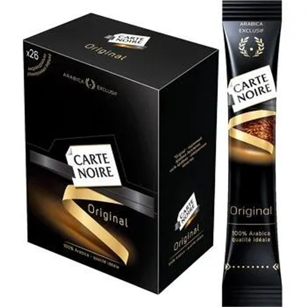 Кофе растворимый Carte Noire Original, 26 шт по 1,8 г
