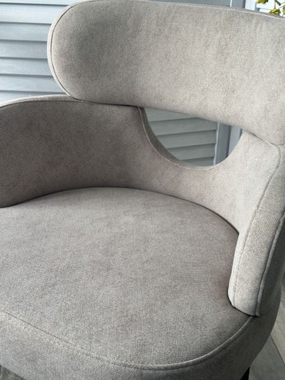 Стул VALTER AR627-11B Молочный, ткань / Черный каркас