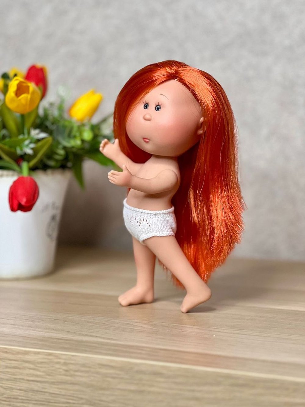 Кукла Nines виниловая 23см Little Mia без одежды (3199W24)