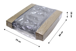 Кровать раскладная Надин п/мягкая лист 10мм арт.С408/71 (цвет ткани серый рис.без рисунка (1 шт. в уп.)