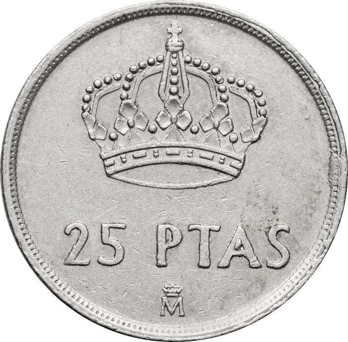 25 песет 1982 Испания