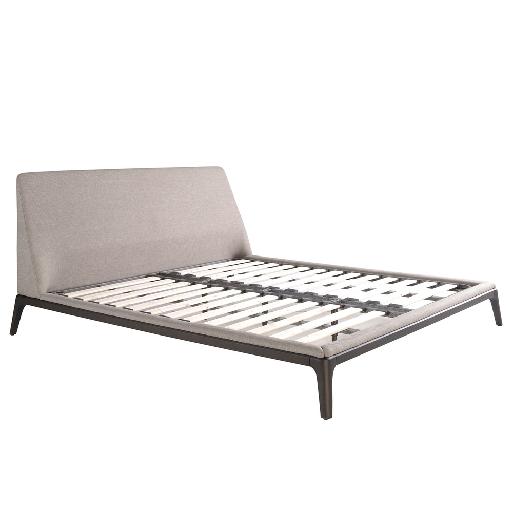 Кровать Angel Cerda 7155/GC2223 из серой ткани