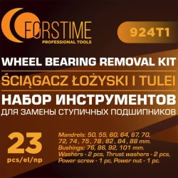 Набор инструментов для замены ступичных подшипников 23пр. FORSTIME FT-924T1