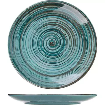 Тарелка «Скандинавия» мелкая керамика D=22,H=2см голуб
