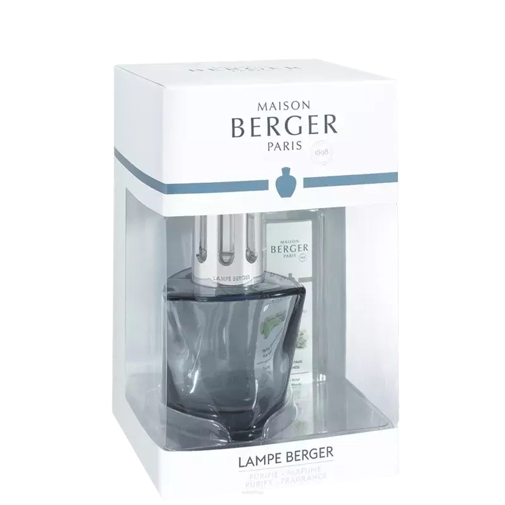 Maison Berger Paris - Набор ароматических ламп Terra black + масло Wild Land 250мл / артикул   4784  / GTIN 3127290047847