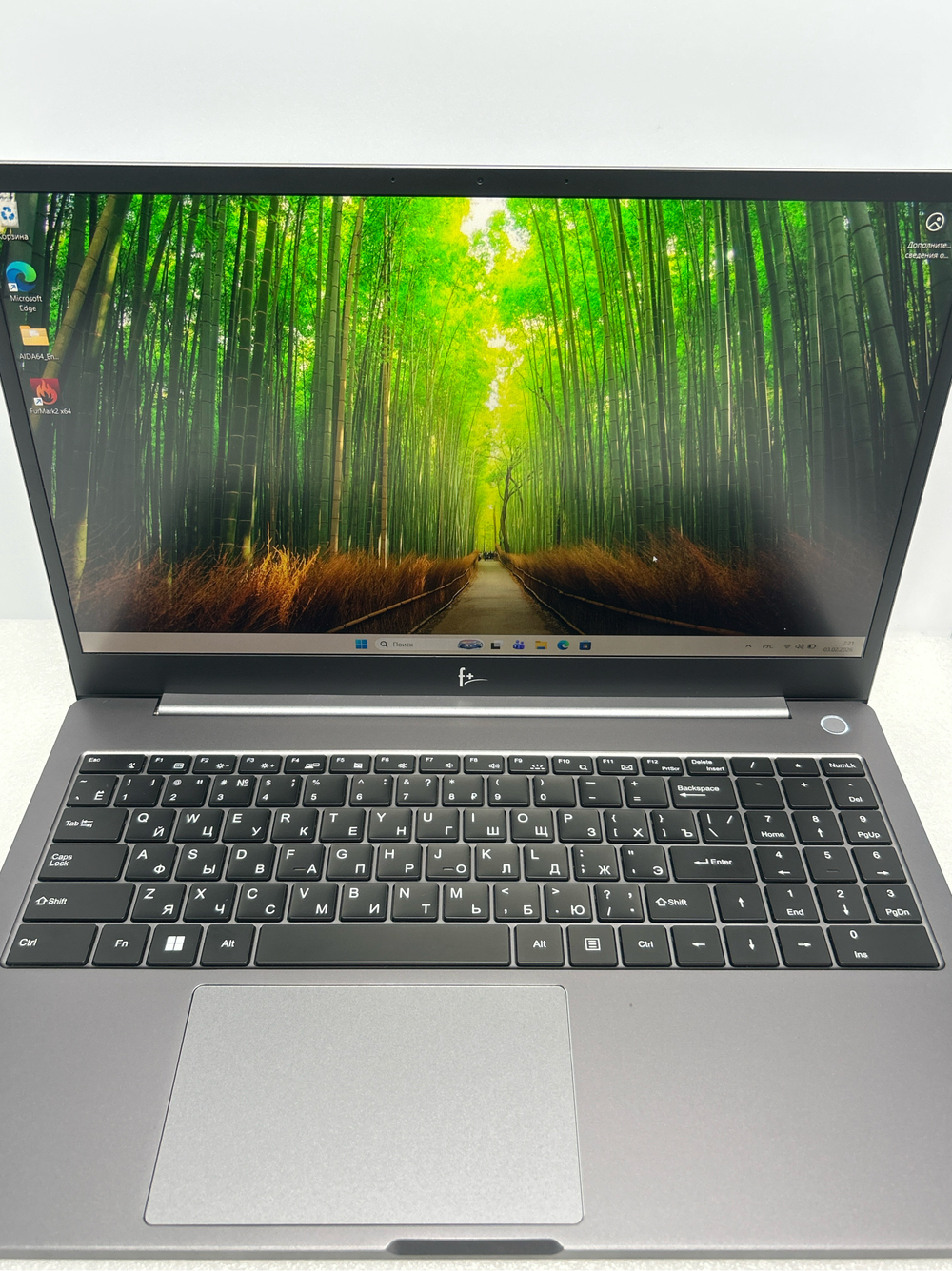 Ноутбук F+ FLAPTOP R-Series (FLTP-5R7-16512-W) 15.6"/AMD Ryzen 7 5825U/RAM 16GB/SSD 512GB/AMD Radeon RX Vega 8/1920x1080/IPS/Win11/Подсветка кл-ры: LED/серебристый. Состояние: B1