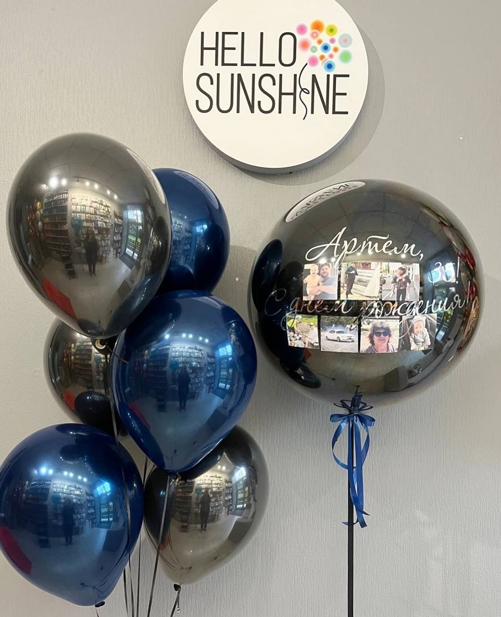 Шар гигант с фотографиями №3